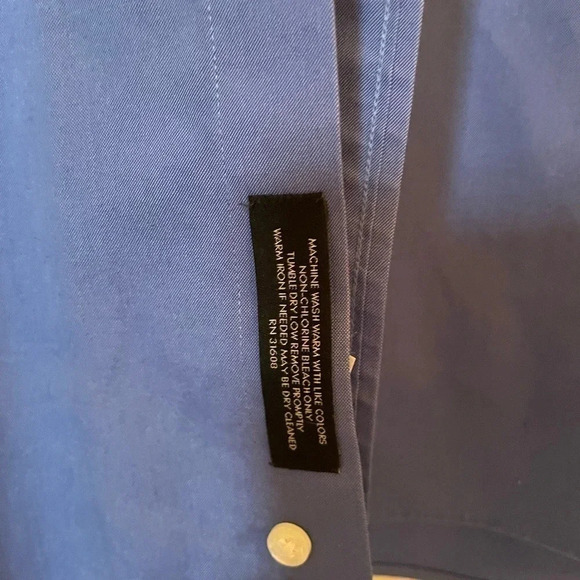 Jos. A.Bank blue button down shirt size 19/37 - Picture 4 of 4